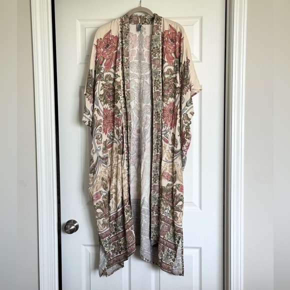 Anthropologie Floral Kimono - OS - Picture 2 of 5